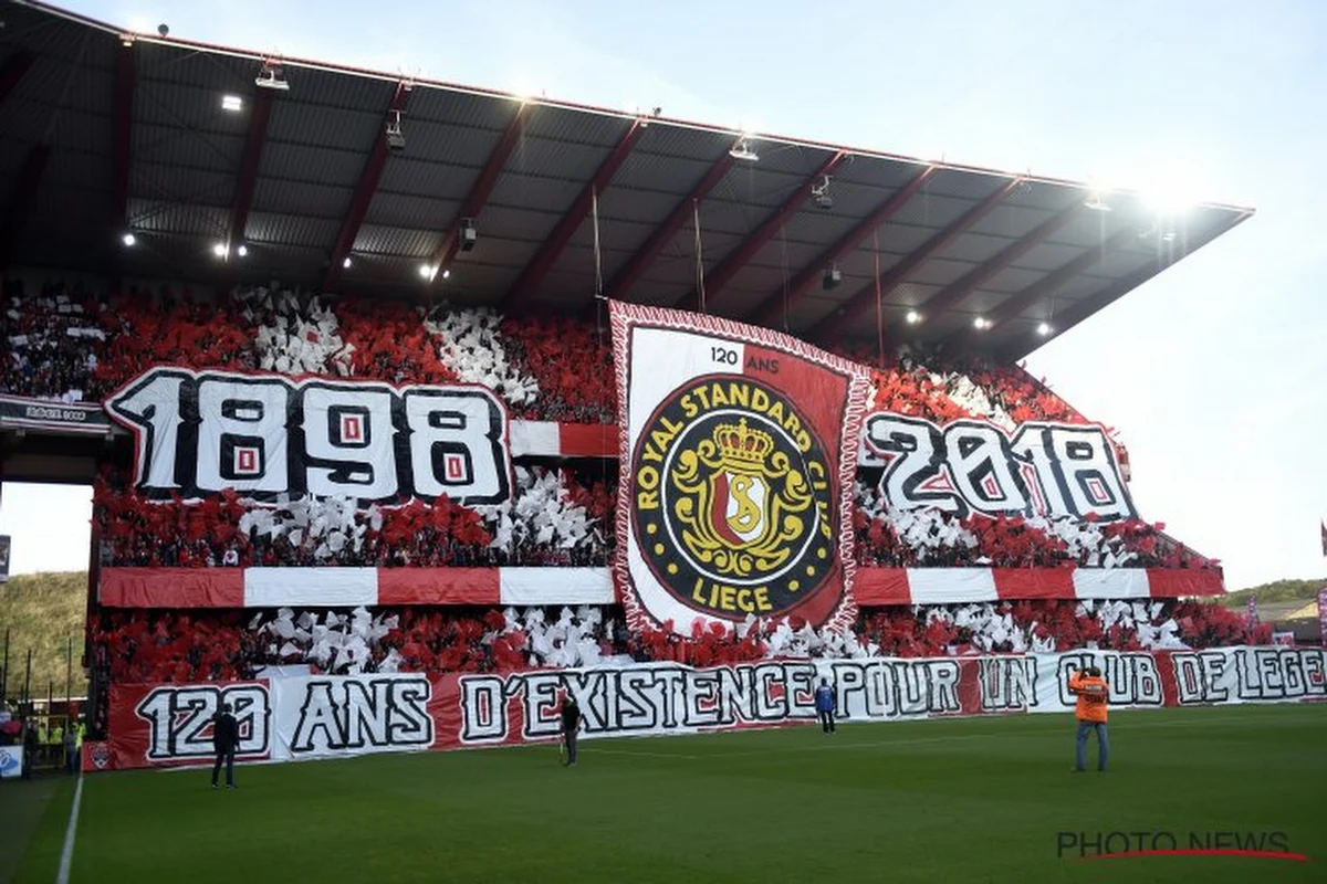 ? Revivez l'entrée des joueurs avec le tifo géant du Standard de Liège