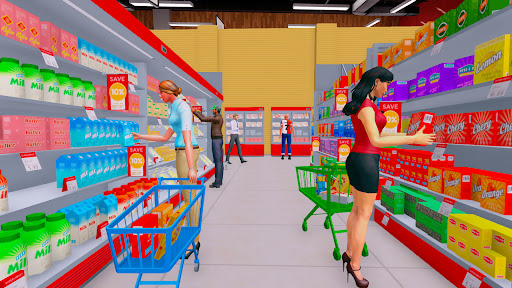 Screenshot Supermarket shopping mall girl