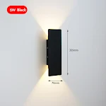 Warm White 6w black
