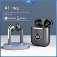 Tai Nghe Không Dây X1 Tws Bluetooth 5.2 Màn Hình Kỹ Thuật Số Có Mic