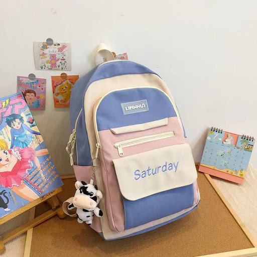 Title 4, Simple College Casual Waterproof Schoolbag, Per...