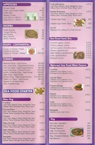 Hotel Srushti menu 1