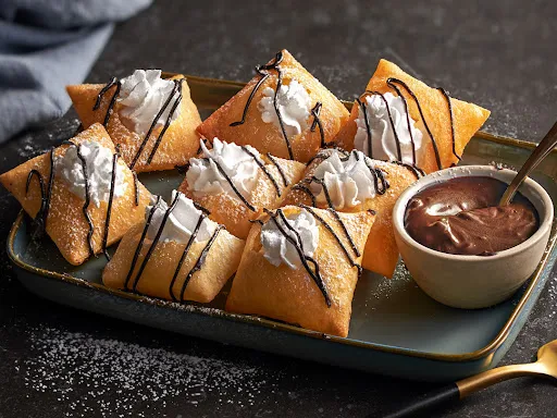 Sourdough Clouds With Warm Dipping Chocolate