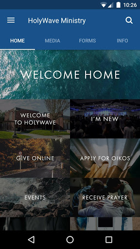 Screenshot HolyWave Ministry