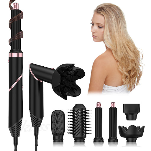 Title 5, High-speed hair dryer with automatic hair sucti...