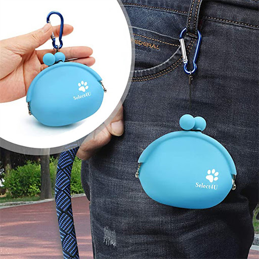 Title 1, Silicone Pet Dog Training Food Snacks Pockets B...