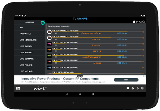 Wire IPTV