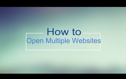 open multiple urls at once