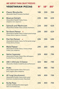 Pizza Cafe menu 1