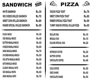 Yummy Snacks menu 