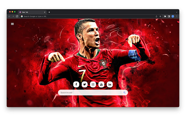 Cristiano Ronaldo Wallpaper HD New Tab