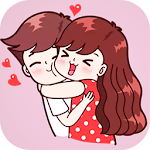 Cover Image of Download Romantic Couple Stickers for WhatsApp - WAStickers 1.0 APK