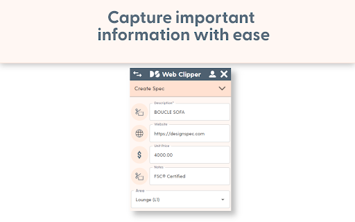 DesignSpec Web Clipper