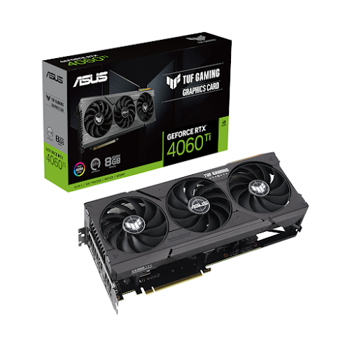 Card màn hình ASUS TUF Gaming GeForce RTX 4060 Ti 8GB GDDR6 8GB GDDR6 (90YV0J51-M0NA00)