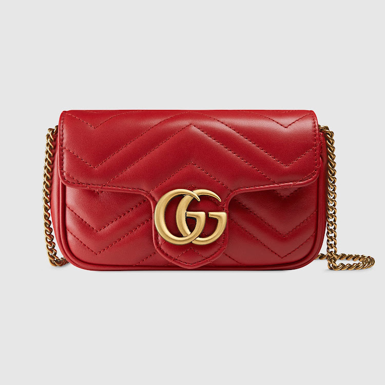 Marmont leather bag, Gucci.