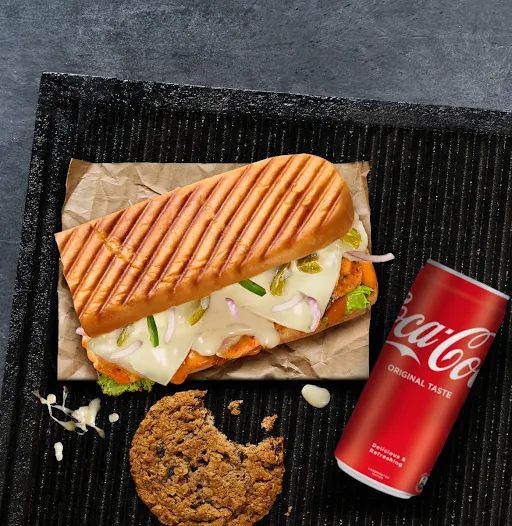 3 Cheese Melt Sandwich + Side + Coke