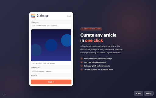 tchop Curator