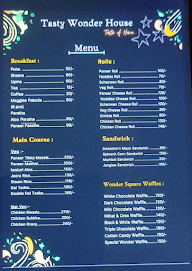 Tasty Wonder House menu 1