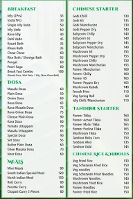 Sitara Veg Restaurant menu 3