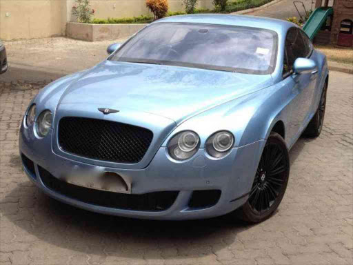 A Bentley Continental GT on sale in Westlands, Nairobi, in this 2012 photo. /KARUGA WA NJUGUNA