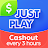 JustPlay: Earn Money or Donate icon