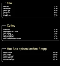 The Hot Box Snacks & Cafe menu 1