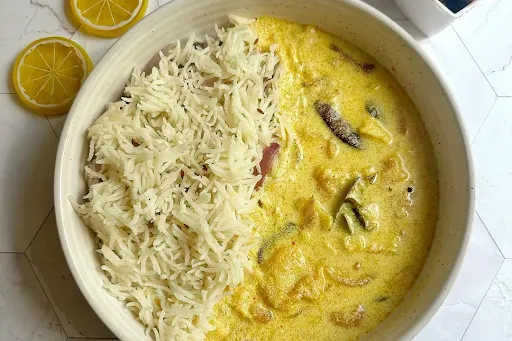 Kadhi With Jeera Rice