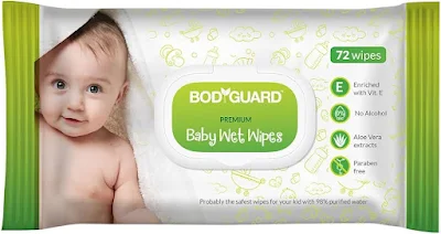 Bodyguard Baby Wipes 1x72