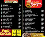 Mr Burger menu 1