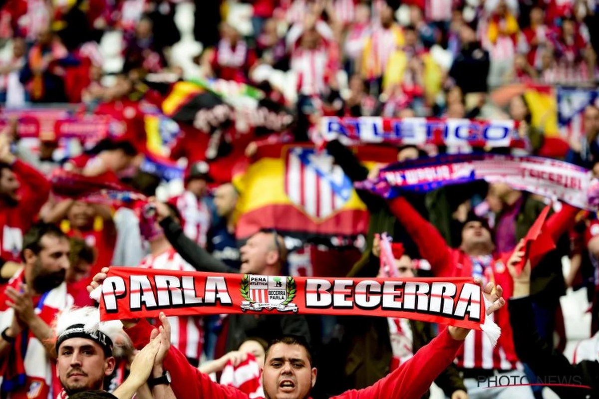 ? Erg knap: Madrileense fans nemen de binnenstad van Brugge in