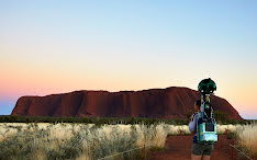 Experiencing the songlines of Uluru with Google Maps Street View and Story Spheres