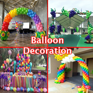 Nápady na dekorace balónku - náhled