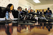 PIECE OF WORK: Public protector Thuli Madonsela tells journalists at her office in Pretoria yesterday that President Jacob Zuma failed to discharge his responsibilities as the guardian of public resources