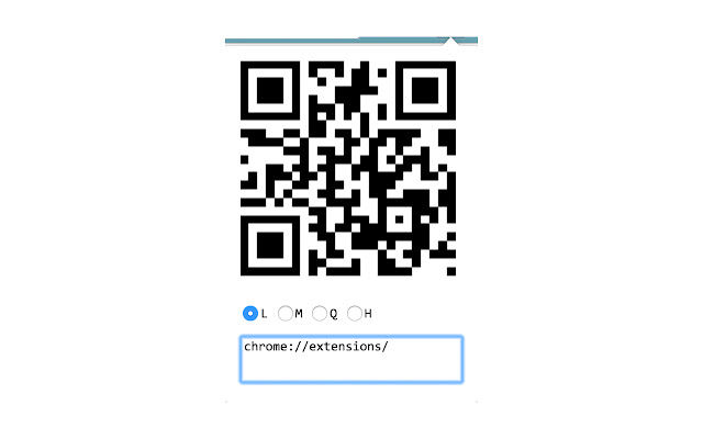 QRCode chrome extension