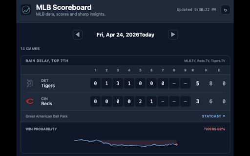 MLB Scoreboard screenshot 1