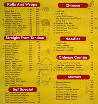 SGF - Spice Grill Flame menu 4