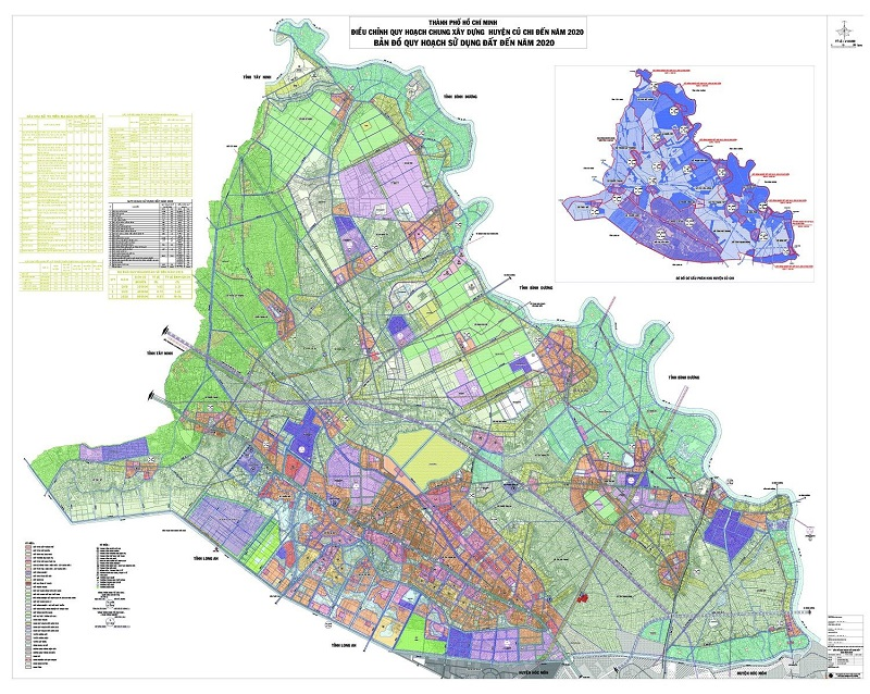 Bản đồ quy hoạch huyện Củ Chi