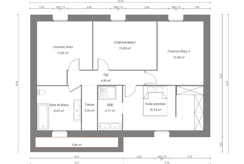  Vente Terrain + Maison - Terrain : 901m² - Maison : 160m² à Avesnes-le-Sec (59296) 