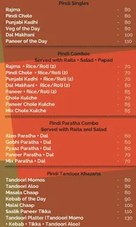 Rolling Beans menu 1