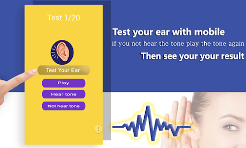Android application Test Your Hearing:Hearing Test screenshort