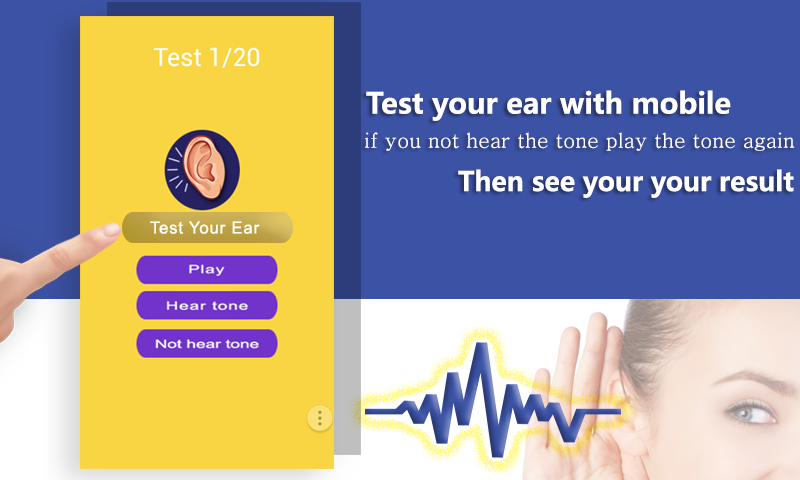 Test Your Hearing:Hearing Test Screen 1