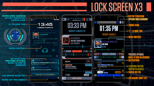 Screenshot TREK: Lock Screen