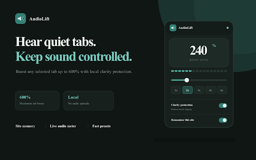 AudioLift Volume Booster - Sound Enhancer screenshot 3