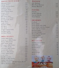 Krushna Sagar menu 1