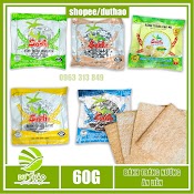 Bánh Tráng Nướng Giòn Xốp Gồm 5 Vị Khác Nhau: Ruốc, Rong Biển, Nước Dừa, Gạo Mè, Ít Ngọt Thích Hợp Ăn Kiêng