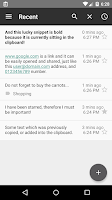 Clipboard + Notes Screenshot