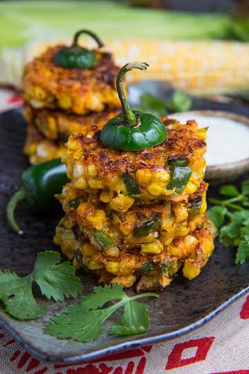 Jalapeno Popper Corn Fritters Recipe