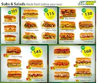 Subway menu 1