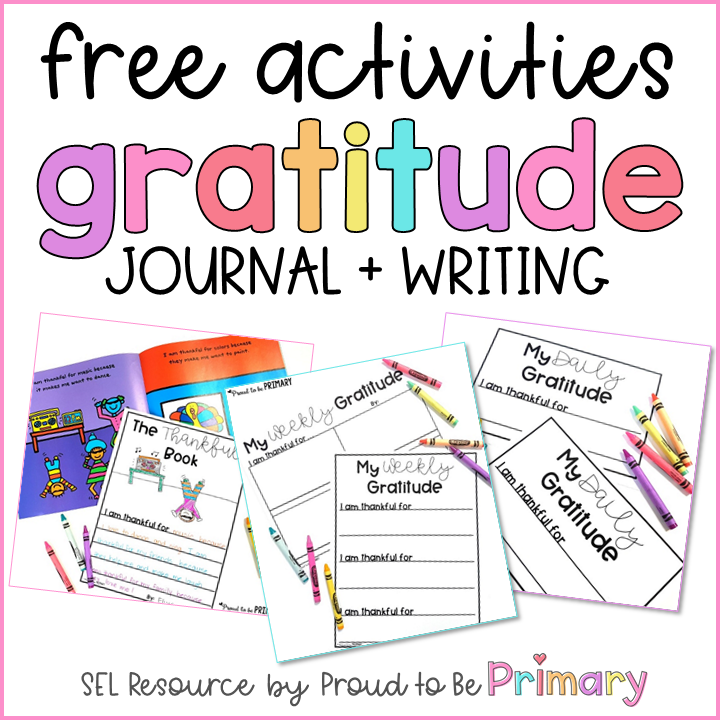 Primary Journal Bundle: Writing Journal, Gratitude Journal and