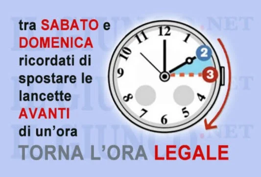 Torna l'ora legale